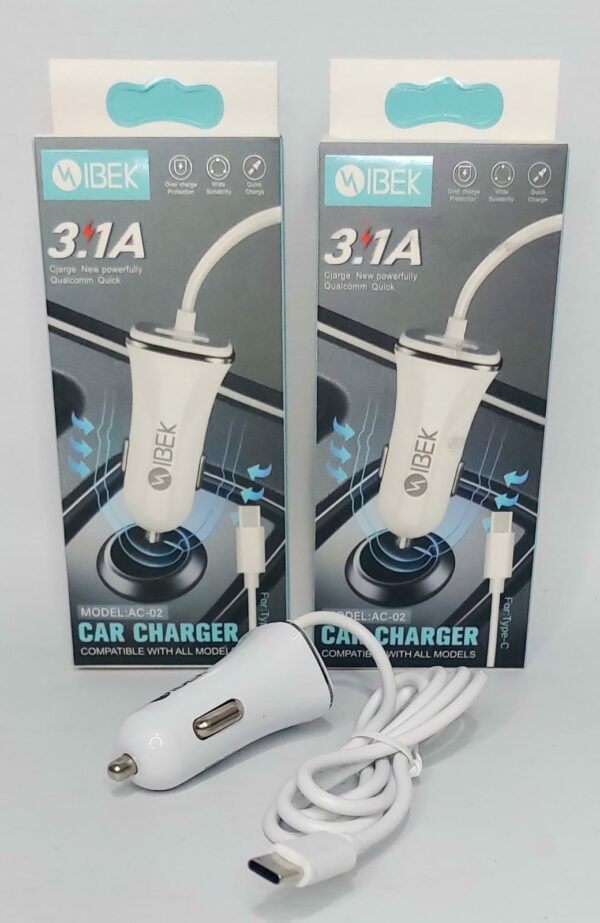 CARGADOR AUTO IBEK AC-01