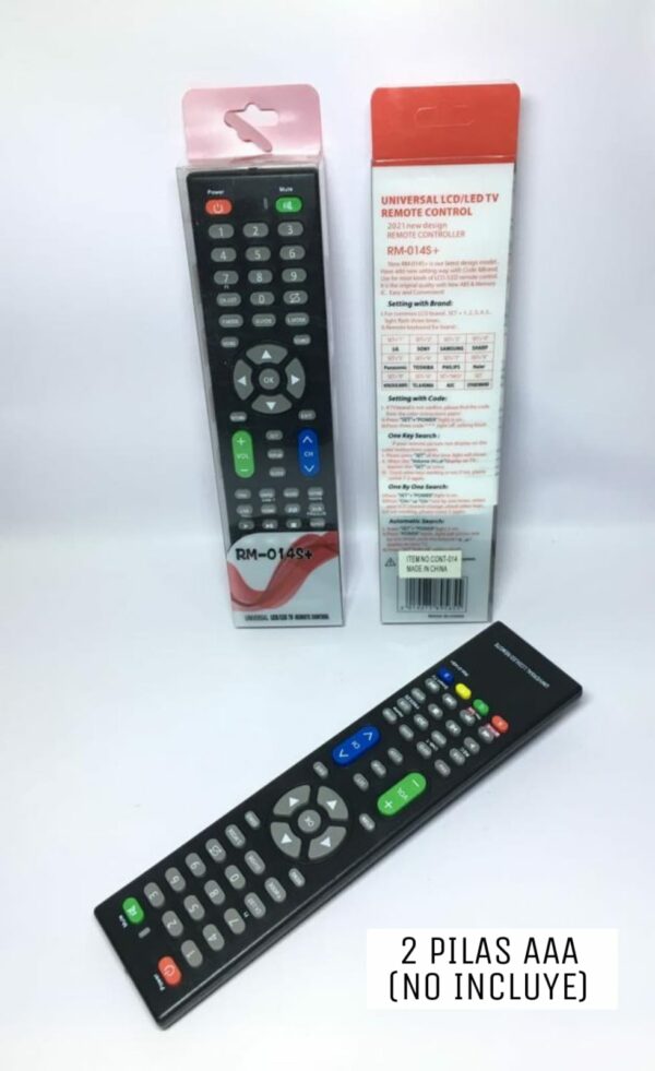 CONTROL UNIVERSAL LCD/LED/SMART RM-014S+