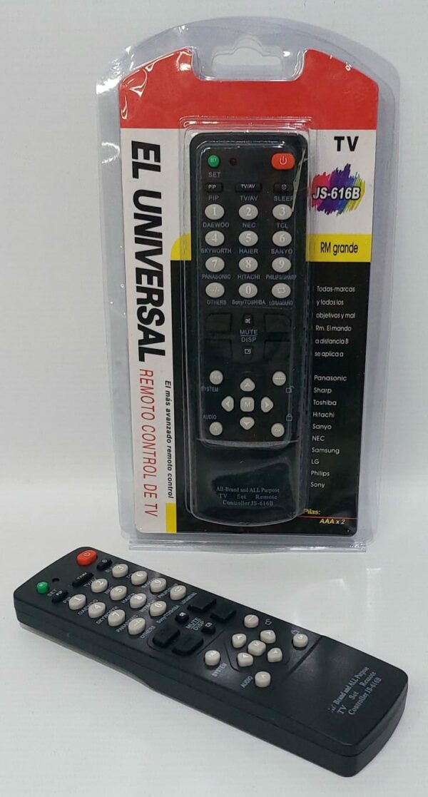 CONTROL REMOTO UNIVERSAL JS-616B