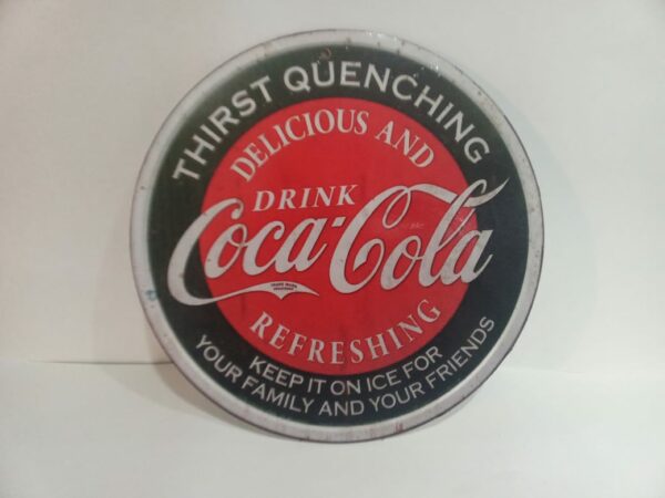 CHAPA COCA-COLA 26 CM.