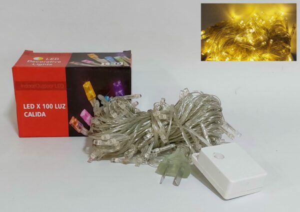 LUZ DE NAVIDAD LED CALIDA