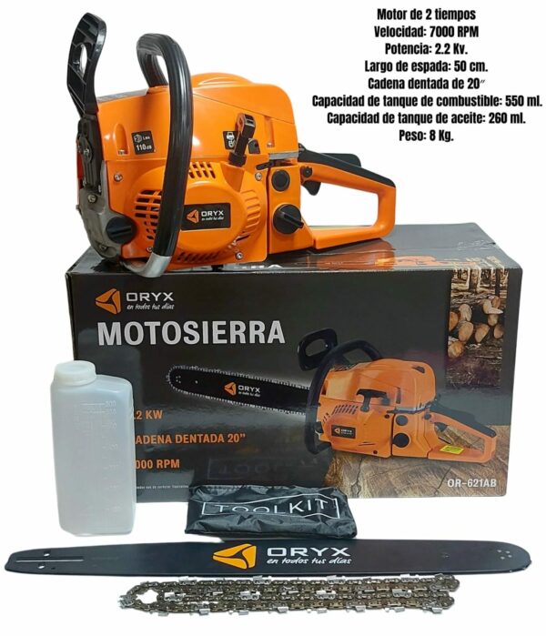 MOTOSIERRA 52 C.C. ORYX